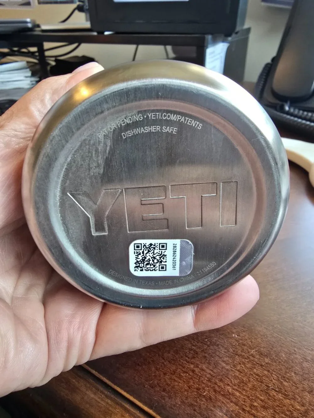 Yeti Colster 12 oz Insulated Can Cooler Black Custom Calix Laser Engraved Base